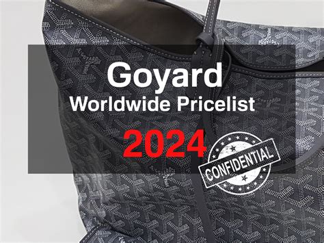 how to buy goyard in paris|goyard artois pm price 2024.